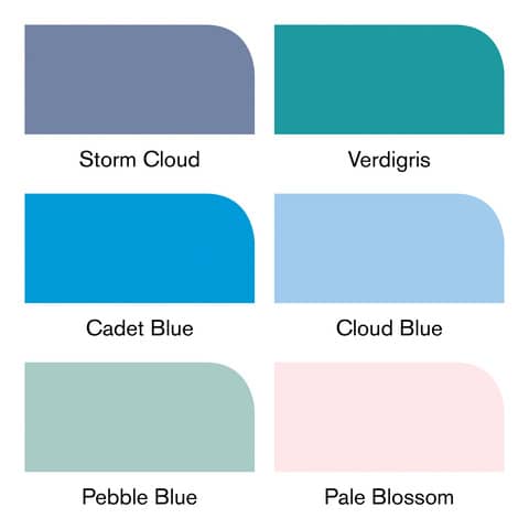 Pennarelli Winsor&Newton Promarker doppia punta fine-larga - colori skyscape - conf. 6 pezzi - 0290118